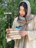 شال نخی پلیسه لاریسا کد nil030360