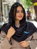 شال نخی پلیسه دور عدسی کد nil040730