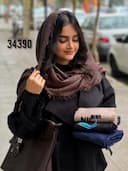 شال نخ کج راه پاییزه دور ریش کد nil34390