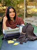 شال پاییزه منگوله دار ماندلا کد nil33240