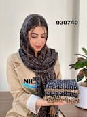 شال نخی پلیسه برکه کد nil030740