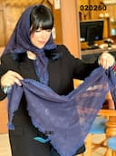 روسری سه گوش حاشیه دانتل کدnil020260 