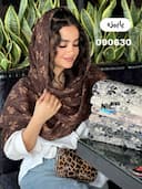 شال برشکا پاییزه دور لمه کد nil090630