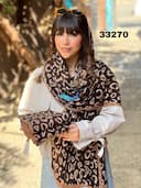 شال برشکا پلنگی مکندی کد nil33270