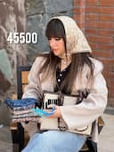 مینی اسکارف نخی حاشیه دانتل کد nil45500