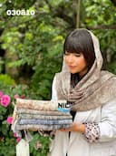 شال نخی پلیسه سامانتا کد nil030810