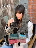 شال مجلسی دو لایه عنکبوتی کد nil46120