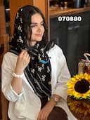 روسری نخ حریر پلیسه آنا کد nil070880