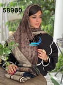 روسری ژورژت درختی پتوس کد nil58960