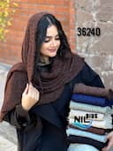  شال پاییزه کنفی حصیری کد nil36240