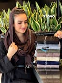 شال مخمل خطی لورا کد nil31040