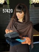شال کنفی پلیسه دور ریش کد nil57420