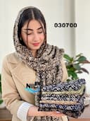 شال نخی پلیسه آناشید کد nil030700 