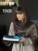 شال تور پاپیون حاشیه دانتل کد nil57430