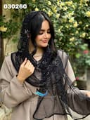 شال تور نگینی پاپیون کد nil030260