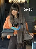 شال تابستانه کنفی ریشه کوبایی کد nil57400