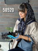 روسری نخ لمه بنیسا کد nil58520
