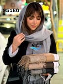 شال موهر ریشه دار اورجینال وارداتی کد nil95180