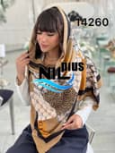 شال نخی پلیسه کد14260