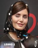 مینی اسکارف گلدوزی بابونه کد nil15960