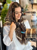 روسری گارزا ژاکارد کرلی کد nil080320