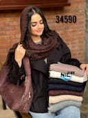  شال پاییزه کنفی حصیری ایلا کد nil34590