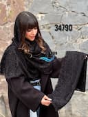 شال گیپور نگینی حاشیه دانتل کد nil34790