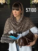 شال برشکا پلنگی اریان کد nil57100