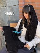 شال پلیسه لمه حاشیه نگین کد nil46090