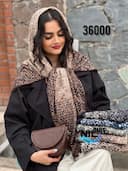 روسری ژورژت درختی ترگل کد nil36000
