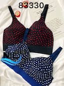 سوتین زنانه کش پهن خالدار کد nil83330