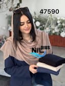 شال کنفی دور ریش سانلی کد nil47590