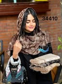 شال پاییزه تمام لمه پلنگی وارداتی کد nil34410