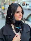 مینی اسکارف ژورژت پاپیون گلدوزی کد nil200160