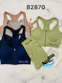 ست تاپ شلوارک زیپی کد nil82870