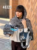 شال کنفی پلنگی کاژه کد nil46320