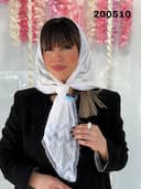 روسری سه گوش دوره لمه کد nil200510