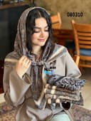 روسری گارزا ژاکارد مهدیس کد nil080310