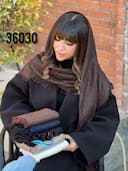 روسری پاییزه دور ریش فرگل کد nil36030