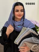 شال برشکا حاشیه لمه گیپور وارداتی کد nil99890