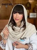 شال نخی پلیسه اکلیلی دور سکه ای کد nil040720
