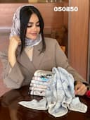 روسری برشکا دور لمه کد nil050850