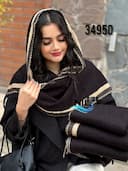 شال بافت حاشیه گندمی کد nil34950