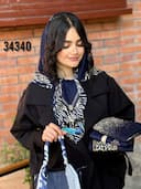 روسری ژورژت درختی ایلین کد nil34340