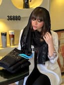 شال ژورژت درختی پولکی دانتل کد nil36880