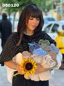 شال برشکا نقره کوب دور موجی وارداتی کد nil050120