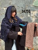 شال حریر مخمل سبک پریفام کد nil34750