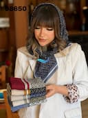 روسری نخی سیا اسکارف کد nil98650