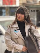 هدبند خزدار پلنگی کد nil33840