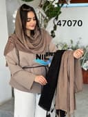 شال پلیسه تیغ ماهی کد nil47070